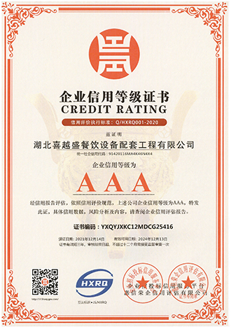 企业信用等级证书