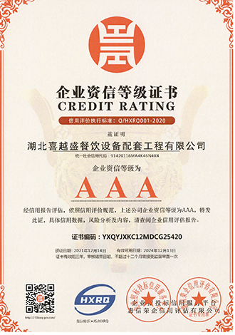 企业资信等级证书