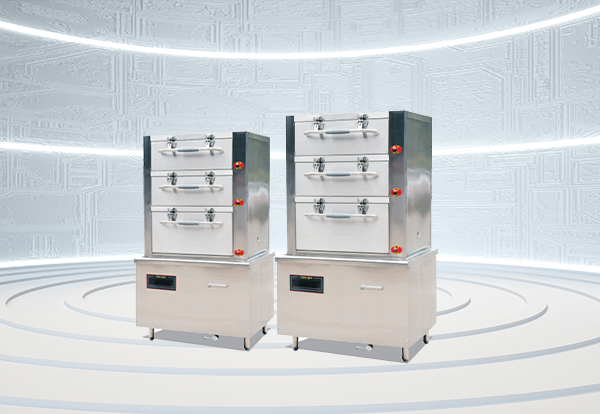 电磁三门海鲜蒸柜